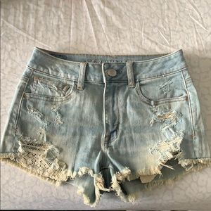 american eagle jean shorts